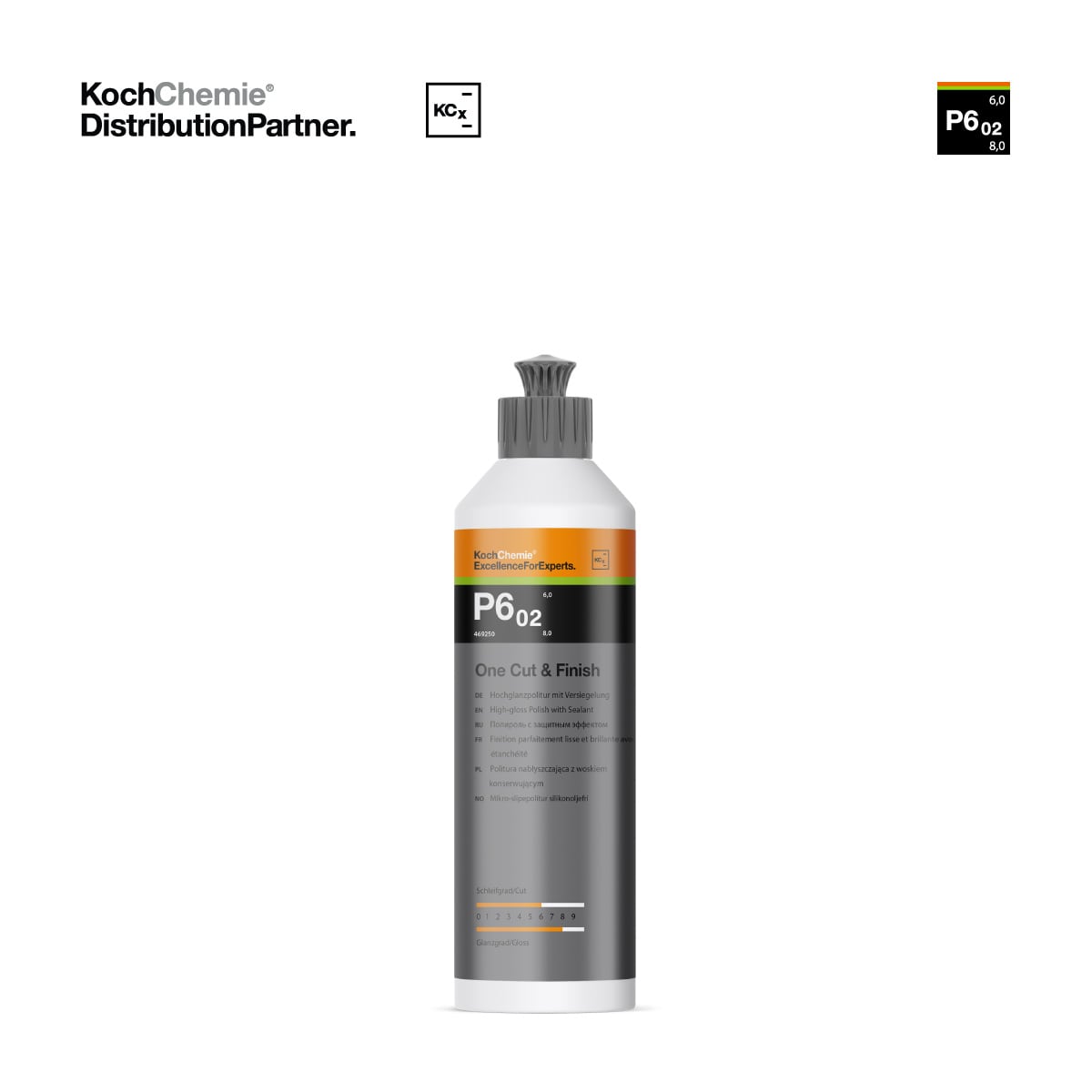 【P6.02】ワンカット＆フィニッシュコンパウンド250ml｜コッホケミー