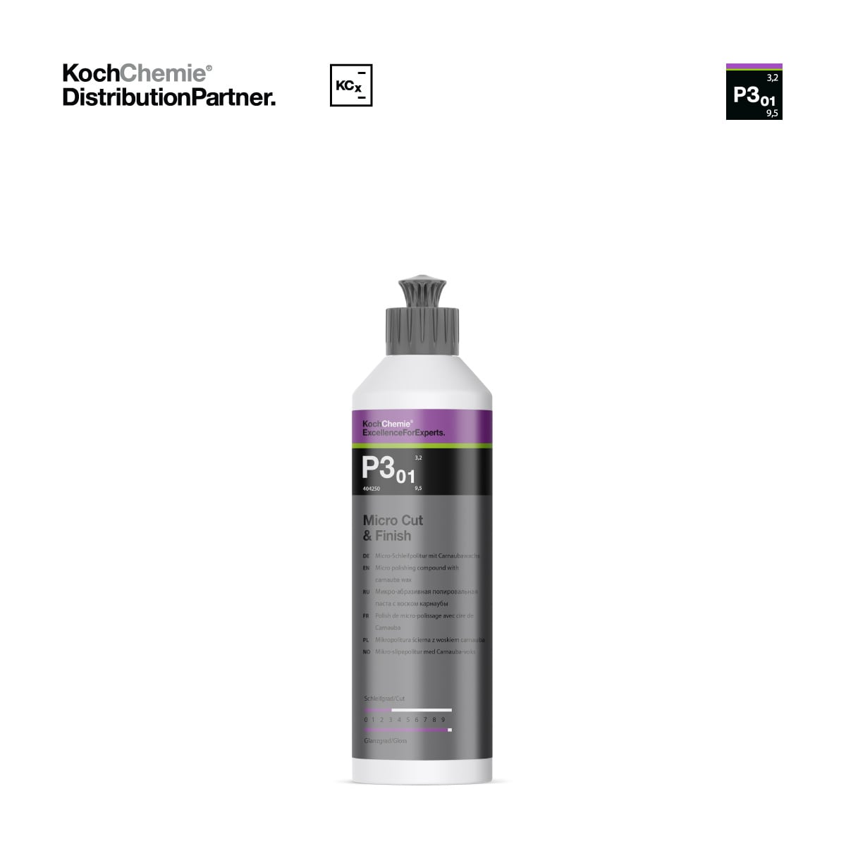 【P3.01】マイクロカットフィニッシュコンパウンド250ml｜コッホケミー