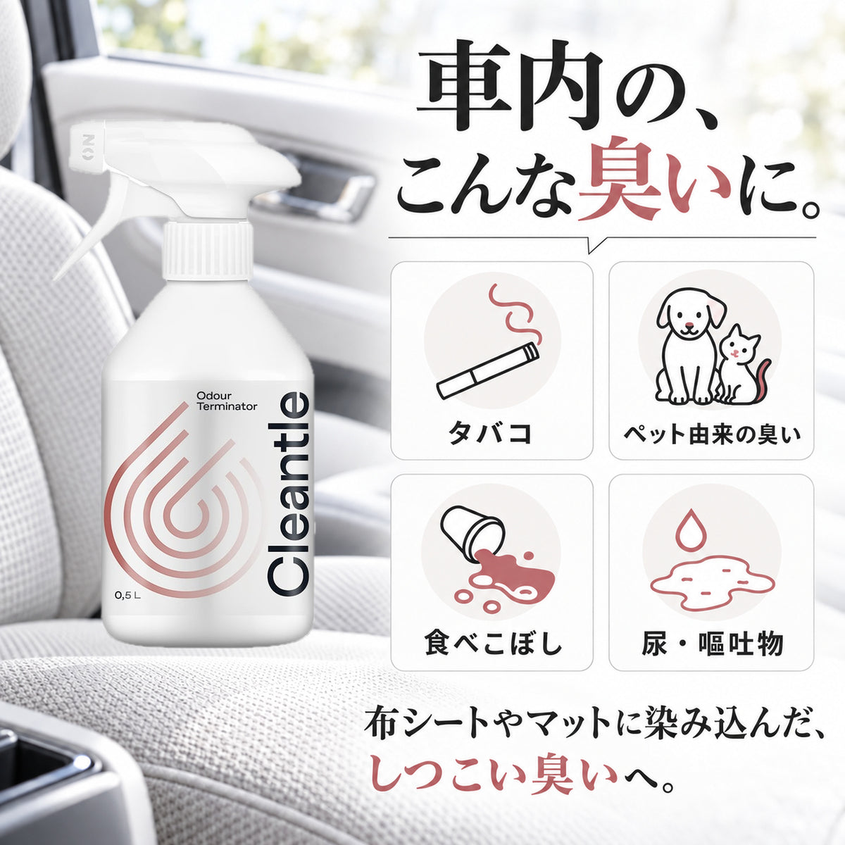 Cleantle オドアターミネーター 商品説明画像 3