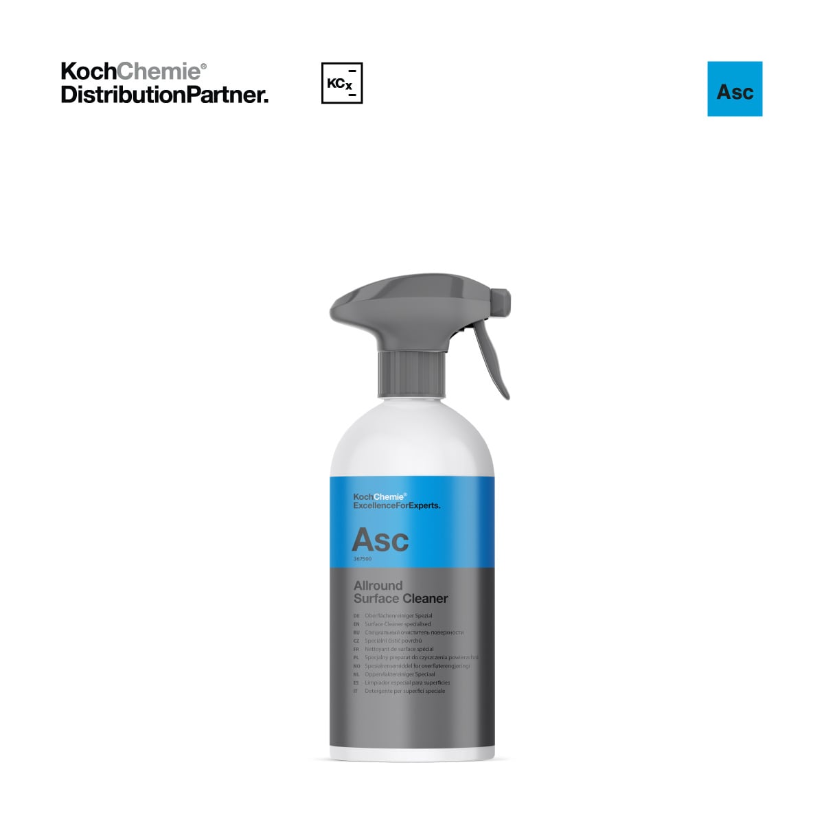 【Asc】オールラウンドサーフェスクリーナー 500ml｜コッホケミー