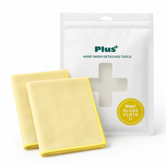 Plus GLASS CLOTH X2｜スエード調マイクロファイバークロス 2枚入り